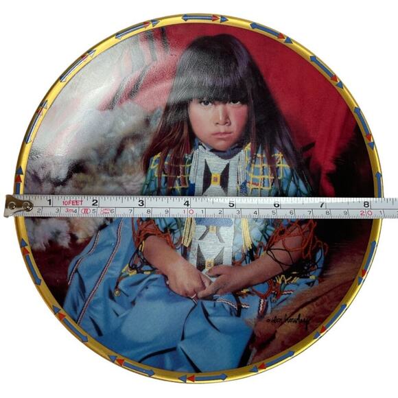 Lenox Indigo Girl by Don Crowley Collectable Plate - Picture 2 of 4